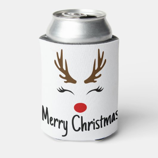 Frohe Weihnachts Reindeer Dosenkühler (Kanne Rückseite)