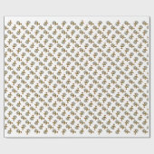 Frohe Weihnachts Reindeer Geschenkpapier (Flach)