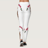 Frohe Weihnachts Reindeer Leggings (Rückseite)