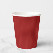 Frohe Weihnachts Reindeer Pappbecher (Rückseite)