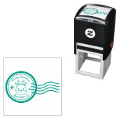 Frohe Weihnachts Reindeer Permastempel (Beispiel)