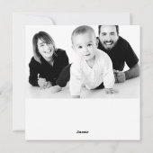 Frohe Weihnachts-Reindeer-Trio-Foto Feiertagskarte (Rückseite)