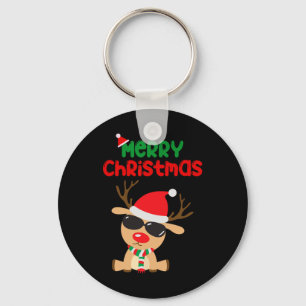 Frohe Weihnachts Reindeer Xmas Familie Männer Frau Schlüsselanhänger