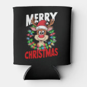 Frohe Weihnachts-Reindeer Xmas Urlaub Dosenkühler (Vorderseite)
