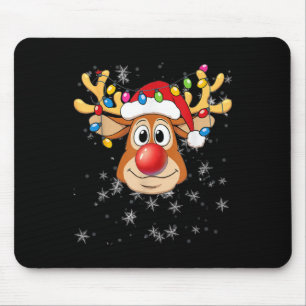 Frohe Weihnachts Reindeer Xmas Weihnachtsmann Männ Mousepad