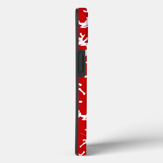 Frohe Weihnachts-Reindeers Red Case-Mate iPhone Hülle (Rückseite / Rechts)