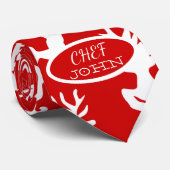 Frohe Weihnachts-Reindeers Red Holiday Krawatte (Gerollt)