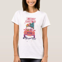 Frohe Weihnachts-Reise-T - Shirt