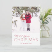 Frohe Weihnachts-Religiöse Weihnachtsfotokarten Feiertagskarte (Stehend Vorderseite)