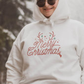 Frohe Weihnachts-Rentier Antlers Matching Holiday Hoodie