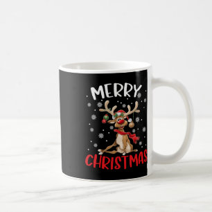 Frohe Weihnachts-Rentier Männer Frauen Familie Mat Kaffeetasse