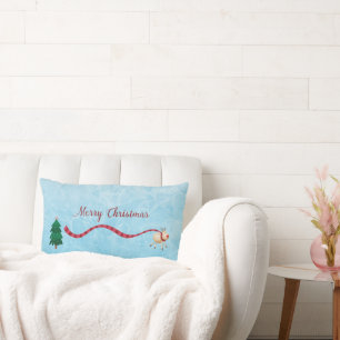 Frohe Weihnachts Rentier Scarf Winter Frost Lendenkissen