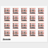 Frohe Weihnachts Retro Stickers (Blatt)