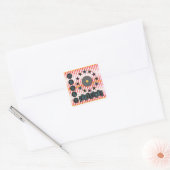 Frohe Weihnachts Retro Stickers (Umschlag)