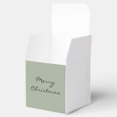 Frohe Weihnachts-Retro-Stil Geschenkschachtel (Geöffnet)