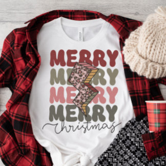 Frohe Weihnachts Retro T-Shirt