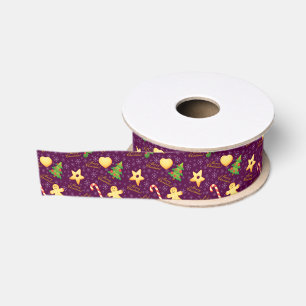 Frohe Weihnachts-Ribbon Ripsband
