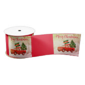 Frohe Weihnachts-Ribbon Satinband (Spule)