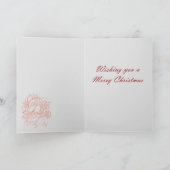 Frohe Weihnachts Robin Feiertagskarte (Innenseite)