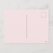 Frohe Weihnachts Rosa Flamingo anpassbar Feiertagspostkarte (Rückseite)