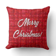 Frohe Weihnachts Rot Kariert