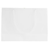 Frohe Weihnachts-Rot-und grüne Wasserfarbenzweig Große Geschenktüte (Rückseite)