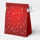 Frohe Weihnachts Rotes Feierliche Geschenkboxen Geschenkschachtel (Rückseite)