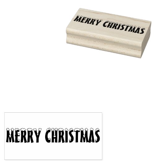 Frohe Weihnachts-Rubber-Briefmarke Gummistempel (Stempel)