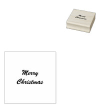 Frohe Weihnachts-Rubber-Briefmarke