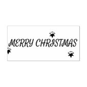 Frohe Weihnachts-Rubber-Briefmarke Gummistempel (Prägung)