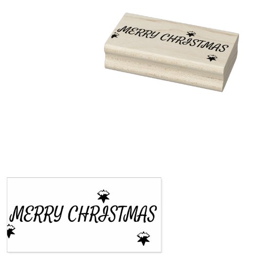 Frohe Weihnachts-Rubber-Briefmarke Gummistempel (Stempel)