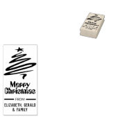 Frohe Weihnachts-Rubber-Briefmarke Gummistempel (Stempel)