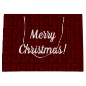 Frohe Weihnachts Ruby Geschenktasche Große Geschenktüte (Vorderseite)