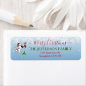 Frohe Weihnachts-Rücksendeadresse (Insitu)