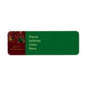 Frohe Weihnachts-Rücksendeadresse (Vorne)