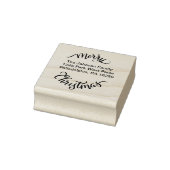 Frohe Weihnachts-Rücksendeadresse Gummistempel (Stempel)