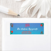 Frohe Weihnachts-Rücksendeadresse Labal (Insitu)