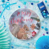Frohe Weihnachts-Runde Teller (Party)
