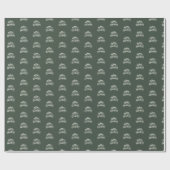 Frohe Weihnachts-Rustikal Wrapping Paper Geschenkpapier (Flach)