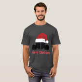 Frohe Weihnachts Sants Hat & Boots T-Shirt (Vorne ganz)