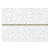 Frohe Weihnachts-Schneefall-Muster auf weißem Urla Tischdecke (Vorderseite (Horizontal))