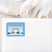 Frohe Weihnachts-Schneeszene (Insitu)