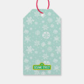 Frohe Weihnachts-Scribble Big Bird Geschenkanhänger (Rückseite)