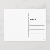 Frohe Weihnachts Script Foto Holiday Feiertagspostkarte (Rückseite)