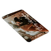 Frohe Weihnachts-Script-Foto Magnet (Rechte Seite)