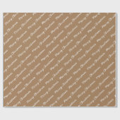Frohe Weihnachts Script Gold Wrapping Paper Geschenkpapier (Flach)