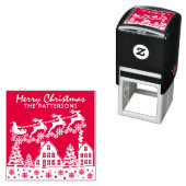 Frohe Weihnachts-Script Winterurlaub Individuelle  Permastempel (Beispiel)