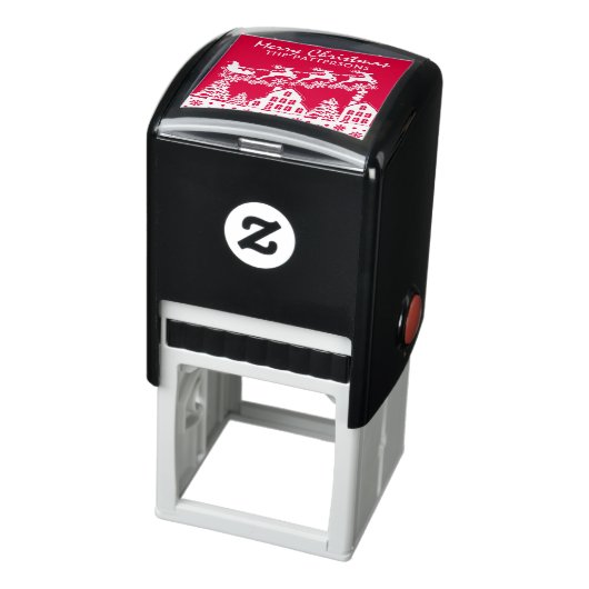 Frohe Weihnachts-Script Winterurlaub Individuelle Permastempel (Produkt)