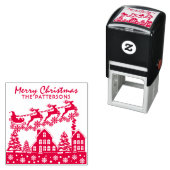 Frohe Weihnachts-Script Winterurlaub Individuelle Permastempel (Beispiel)