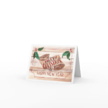 Frohe Weihnachts-Scroll-Karte